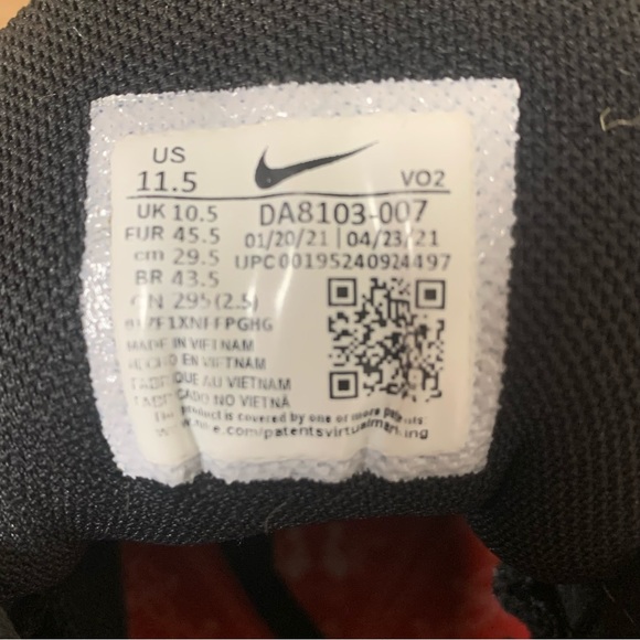 Nike Metcon 7 Mat Fraser PE Crossfit Training Shoes Mens 11.5 (DA8103-007) - Picture 9 of 9